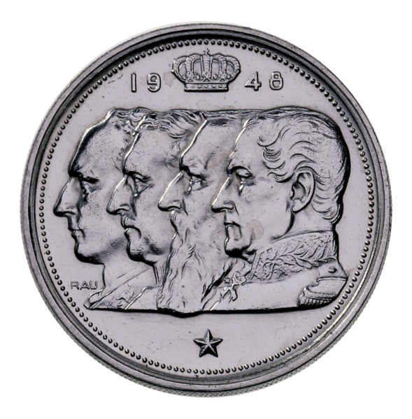 100 FRANCS BELGE ARGENT