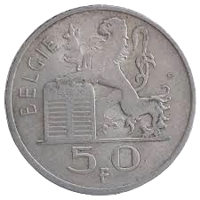 50 FRANCS BELGE ARGENT